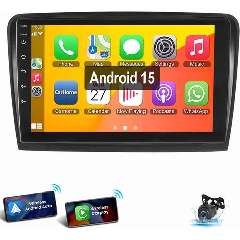 Autoradio Android Apple CarPlay GPS WIFI pour Skoda Superb II 2008-2015 4+64G CAM (1/5)