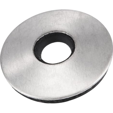 sourcing map Collé étanchéité Rondelles 19x6.3x2.8mm Inox Acier EPDM Caoutchouc à Dos Vis Joint Paquet de 50 (1/5)