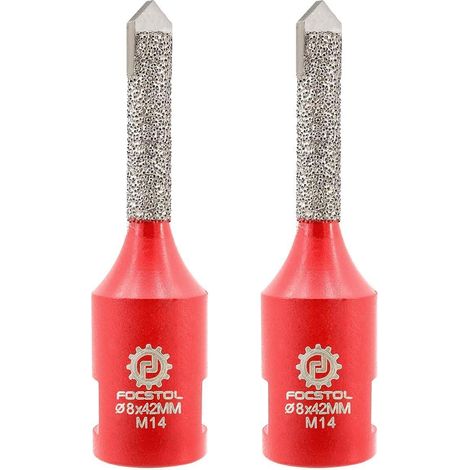Mörtelfräser Diamant Hartmetall Fugen Ziegel Stein 2 8mm x 42mm (1/5)
