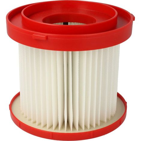 Filtre HEPA compatible Milwaukee M12 FVCL, M18 FPOVCL, M18 VC2 Filtre anti-allergènes pour aspirateur Diamètre 13,1 cm (1/5)