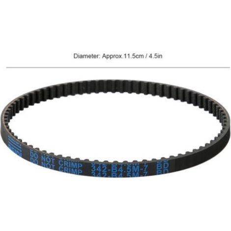 Courroie transmission débroussailleuse - Matériau ABS durable Montage sans outils - Réparation moteur - 11.5cm Noir (1/5)