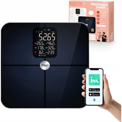 Analytische Badezimmerwaage mit 16 Parametern, kompatibel mit Apple Health, Google Fit und IF1321C (1/5)
