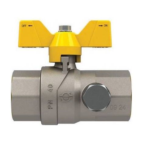 VANNES À BILLE POUR GAZ AVEC PAPILLON FUTURGAS FF Taille : 1"  DN 25