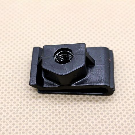 4 supports de plaque d'immatriculation avec écrou en U pour Nissan et Infiniti 370Z Sentra 01241-01051 (1/2)
