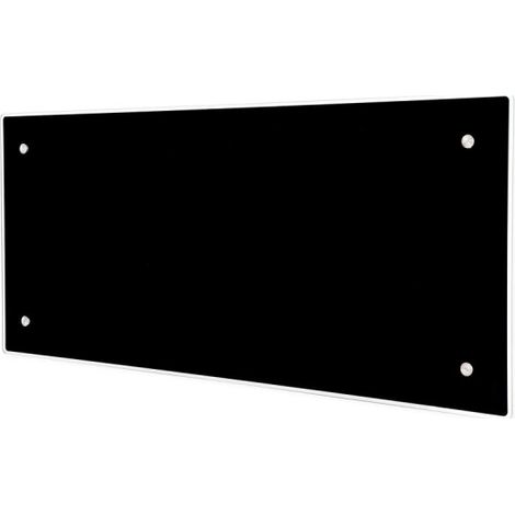 Radiateur électrique face verre trempé ADAX Wi-Fi - Noir - 400 W - 60,6 x 34 x 8,7 cm - CLEA H 04 KWT (1/5)