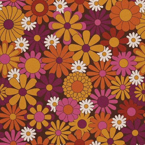 Tela Oxford decorativa para exteriores - Motivo Margaritas de colores 2 I DX714 (1/5)