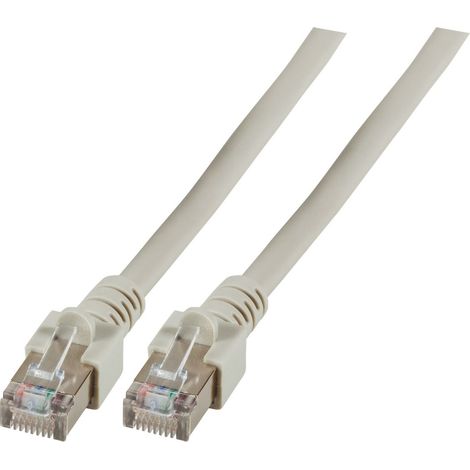 Cable de conexión RJ45 SF/UTP cat. 5e PVC CCA gris 3 m