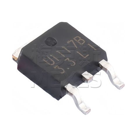 CJ Changdian/Changjing CJU1117B-3.3 TO-252-2L 3.3V LDO Linear Regulator Chip, Electronic Components, 5 Units.