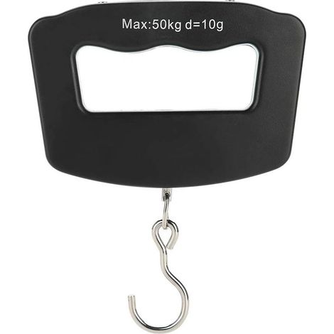 Digitale Gepäckwaage 50 kg / 10 g, tragbare Reisegepäckwaage, Angelwaage, Kofferwaage für Reisen, Einkaufen und Zuhause (1/5)