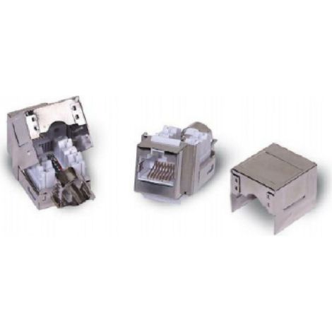 Qubix presa rj45 schermata cat5 compatibile con keystone 2001014