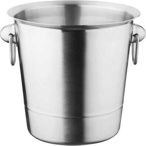 Seau à champagne en inox brossé professionnel 3,78 L - Olympia (1/5)