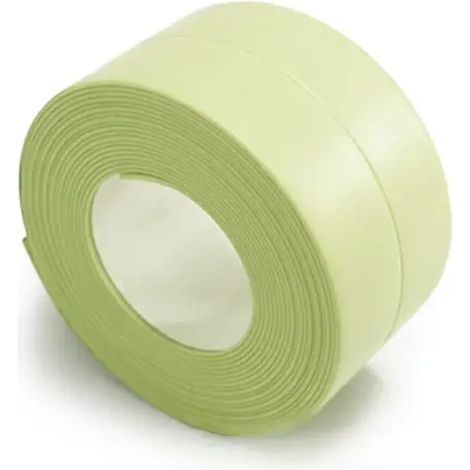 PVC étanche autocollant mural auto-adhésif évier poêle fissure bande cuisine salle de bain baignoire coin mastic ruban étanche vert 320x3.8cm (1/3)