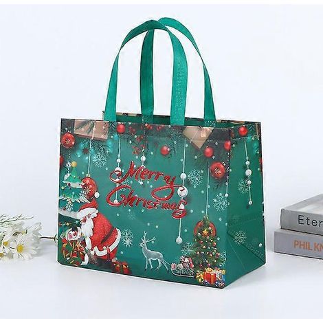 Sac cadeau de Noël Père Noël Bonhomme de neige Bonbons Emballage cadeau Joyeux Noël Décoration intérieure Navidad Noel Nouvel An 15 (1/5)