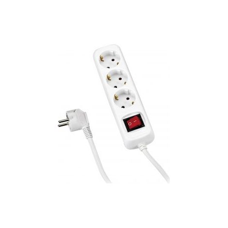 BASE MÚLTIPLE CON INTERRUPTOR 4 ENCHUFES CON CABLE 3X1,5 3 METROS ALYCO (1/5)