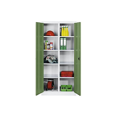 C+P 760319 Armoire d'atelier en tôle d'acier 8 tablettes
