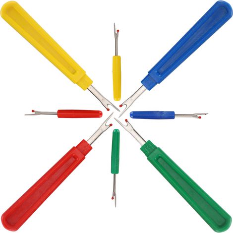 8 Pièces Outils de Couture DIY avec Manche Coloré pour Défaire les Points - Idéal pour Point de Croix et Travaux de Broderie (1/5)