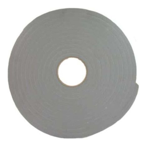 PVC sola cinta de espuma gris caras Norton 3 mm x 12 mm x 30 m (1/2)