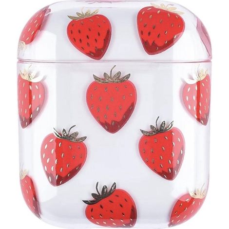 Étui AirPods « Fraise » - Étui pour AirPods - Étui de protection pour AirPods 1/2 (1/3)