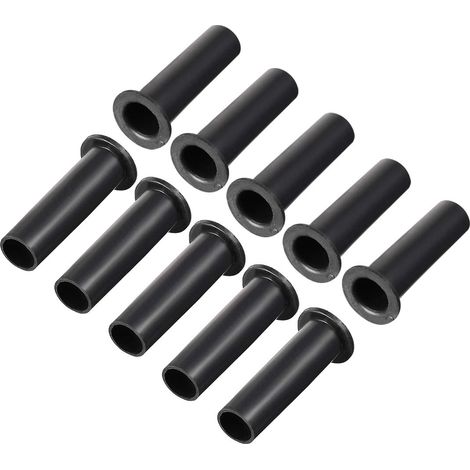 10pcs Manchon Cordon Protecteur Fil d'alimentation 54mm Noir (1/4)