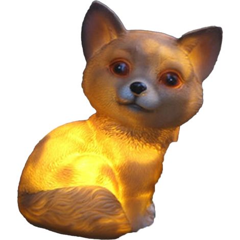 Luminaire Solaire LED - Statue Animale Décoratif de Jardin - Éclairage Nocturne pour Chemin Extérieur - 1 Pièce (1/5)