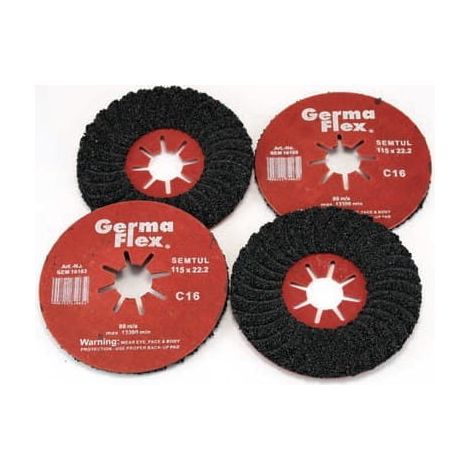 Disco de pulido para gres 125mm P24, ideal para lijado grueso en superficies duras, alta durabilidad, rendimiento superior, perfecto para trabajos de remoción y preparación.
