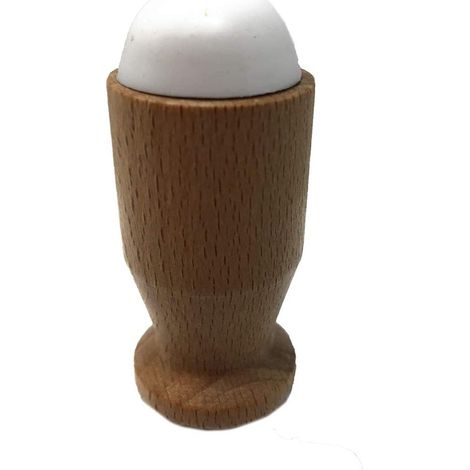 Ferma porta da parete 20 grammi in legno con tampone in gomma ammortizzatore fermaporta paracolpi 60x28 mm (1/2)