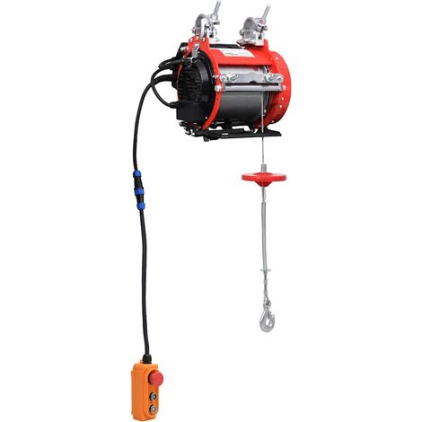 Palan électrique d'échafaudage 500 kg 1000 W avec câble acier 30 m rouge 230 V - PANGIVO (1/5)