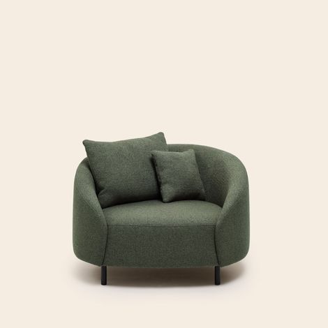 Fauteuil en Revêtement en tissu texturé JULIKA (1/4)