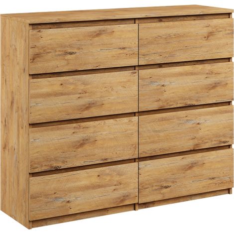 Kommode mit 8 Schubladen 120 artisan Sideboard Bella (1/5)