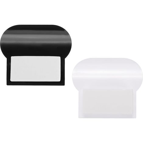 2 Pièces Lève-Couvercle de Toilette, Poignée de Levage de Siège de Toilette Auto-Adhésive Évitant Le Contact avec Le Couvercle de Toilette Accessoires de Salle Bain (Noir+Blanc) (1/5)