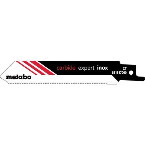 Metabo - Hoja de sierra de metal, longitud 12 cm, 2 piezas 631817000