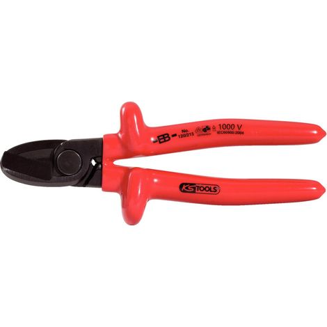 KS Tools Cisaille à main 1000V, 215 mm (1/2)