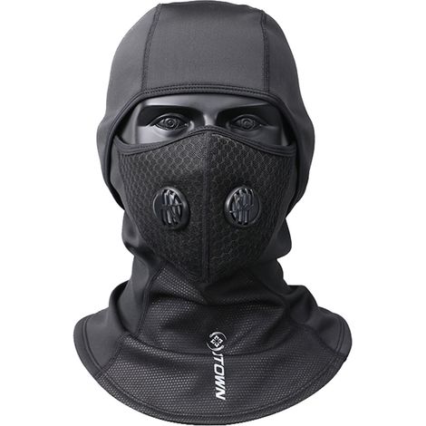 Cagoule de cyclisme avec Valve respiratoire en hiver, pour le ski, le snowboard, la moto, pour hommes et femmes (1/5)