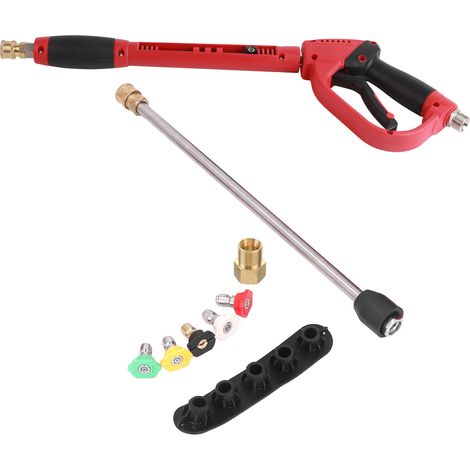 Nettoyeur haute pression avec rallonge, 5 embouts de buse, 5200 PSI, 8 GPM, débit d'eau de remplacement pour Generac (1/5)