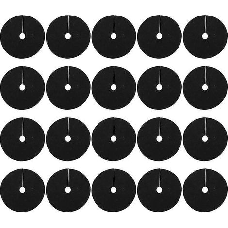 Lot de 20 anneaux de protection pour arbres en tissu non tissé, pour le désherbage de jardinage. (1/5)