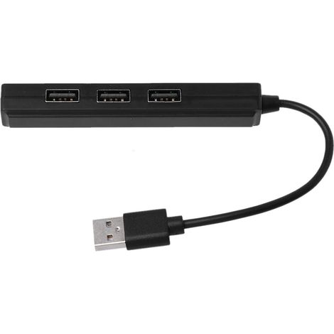 Hub USB 2.0 à 3 ports pour ordinateur portable, 480 Mbps, compatible avec clavier et souris. (1/4)