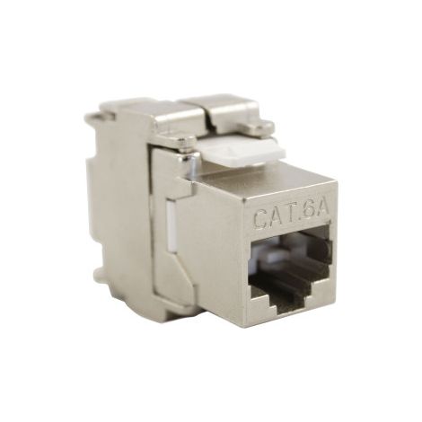 CAE - Connecteur Keystone RJ45 - Grade 3TV - Cat.6A - Blindu00e9s - Ru00e9f : ECONN6AFS8 (1/3)