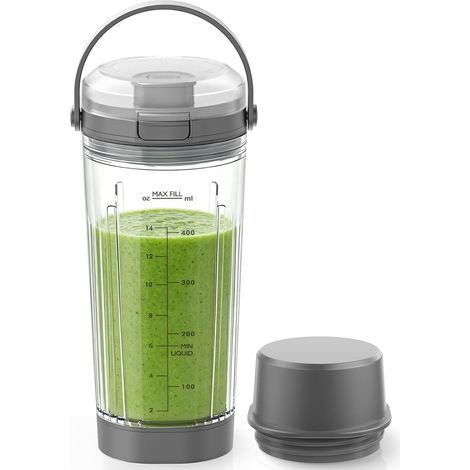 531g Replacement Blender Container for Blast Portable Blender, Replacement Lid with Carry Handle, Blade Lid and Bottom Cap for BC151NV BC151CR BC100 (1/5)