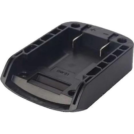 DeWalt 18V Lithium-Akku-Anschluss, tragbarer und robuster DIY-Adapter/Konverter, schwarzes Ladecase (1/5)