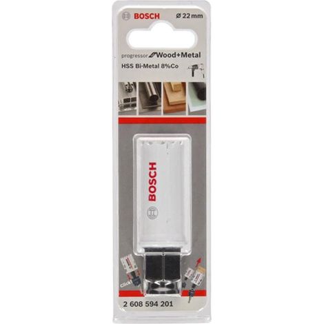 Bosch Bi-Metall Lochsäge Progressor for Wood & Metal, Ausführung: 22mm , 2608594201