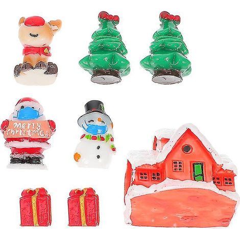 8 Mini-Weihnachtsdekorationen (1/3)