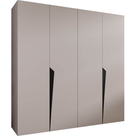 Armoire Hartford 605, Cachemire, 202x200x52cm, Portes d'armoire: Avec des charnières, Nombre d'étagères: 0 (1/5)