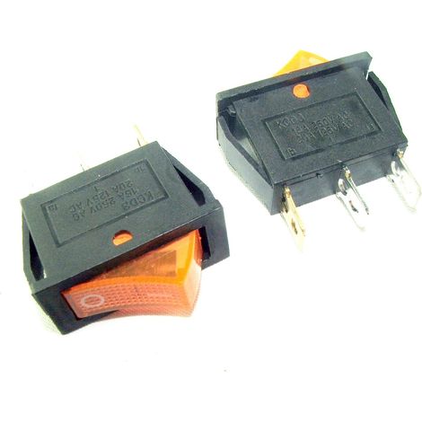 INTERRUPTOR AMARILLO 15A ON-OFF ILUMINADO 12V (1/2)