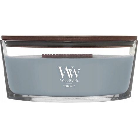 WoodWick Terra Haze natürliche Kerze 19 cm Durchmesser