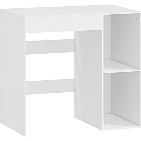 Armario de almacenamiento sobre lavadora blanco de madera con estantes abiertos (1/4)