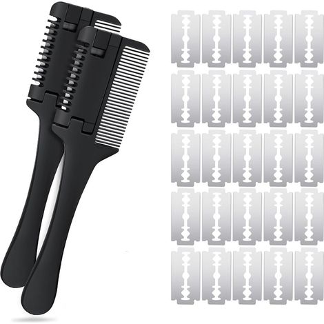 Tondeuse à cheveux pour usage domestique, pour effiler et tailler les cheveux, peigne et coupe pour adultes (1/5)