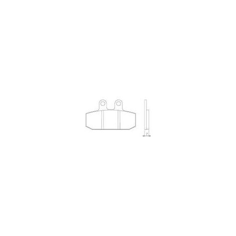 PASTILLAS DE FRENO BRENTA KH256 / KH113 DE METAL SINTERIZADO (DORADO) (FT 4026)