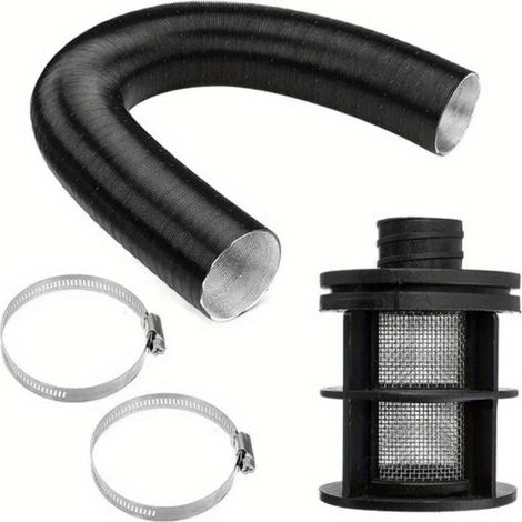 13 cm Abgasrohrverbinder für Standheizung – Edelstahl, gebogen (1/5)
