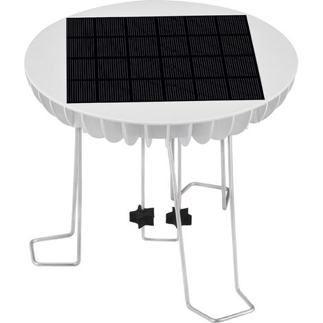 Agitateur solaire BSV-SW003 IP65 5V 2W batterie blanc bassin (1/5)