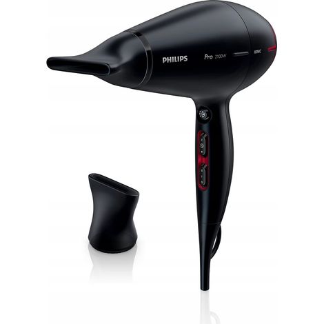 Philips Prestige Pro HPS910/00 Haartrockner Schwarz und Rot 2100W 1 Stück. (1/5)